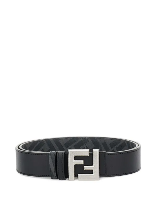 FENDI ロゴベルト FENDI logo-buckle Belt | Black | FARFETCH