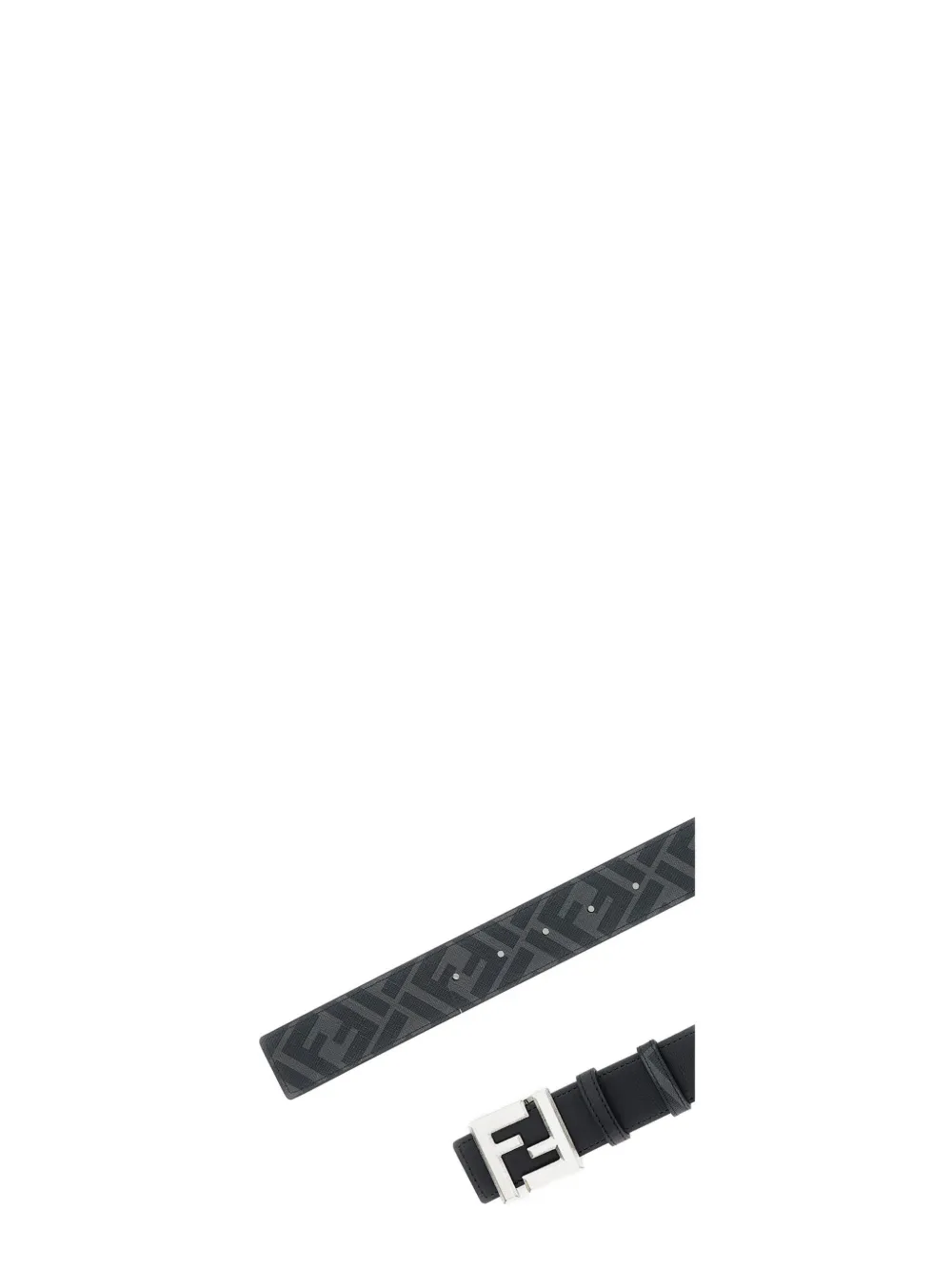 FENDI Gespriem met logo - Zwart