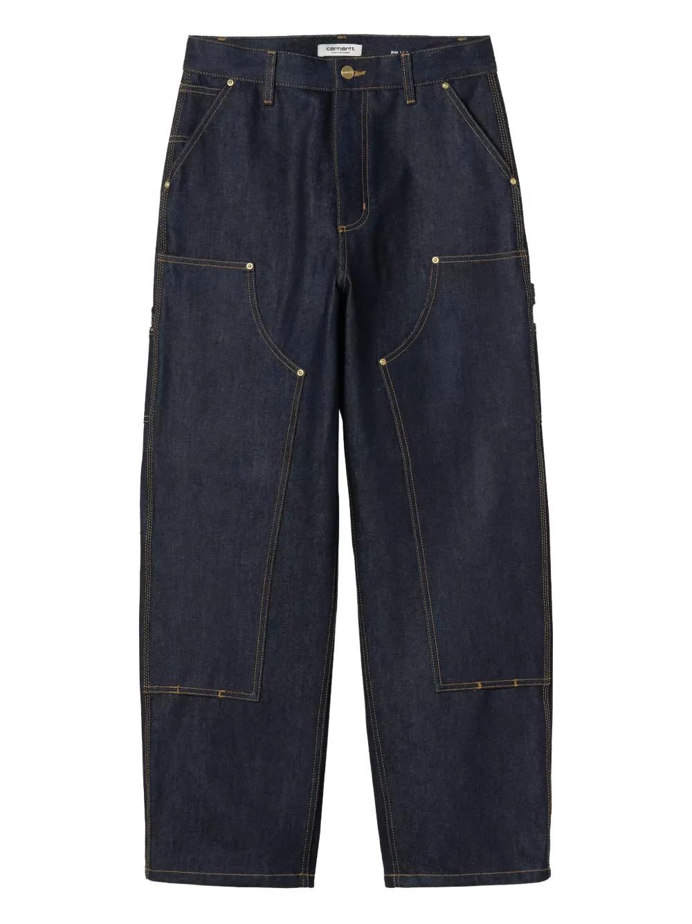 Carhartt Blue Denim Brandon Double Knee Jeans In Multi