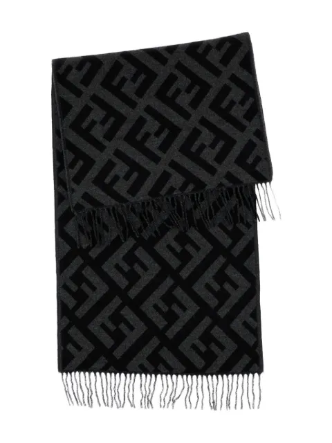 FENDI logo-pattern scarf