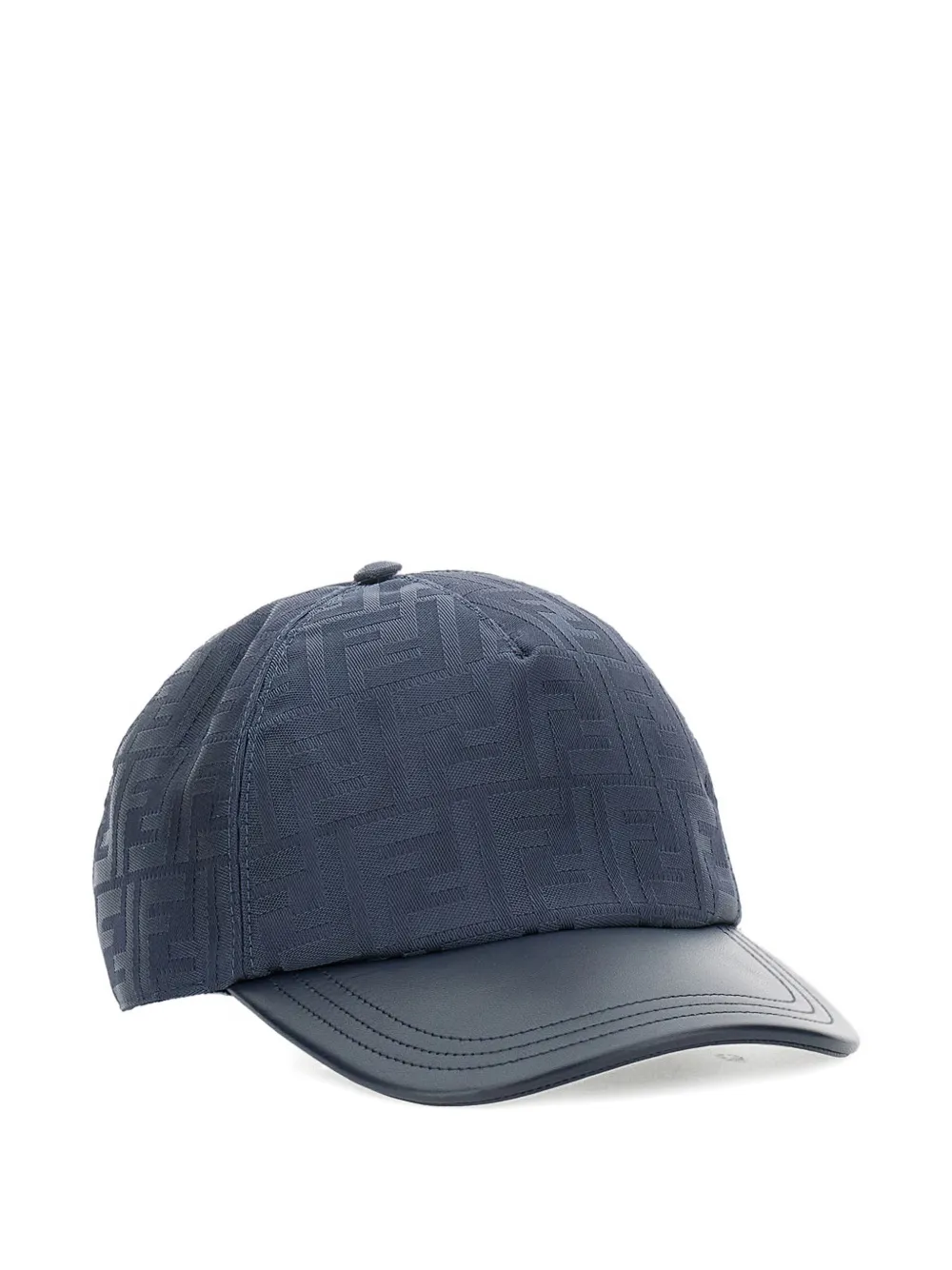 FENDI FF jacquard baseball cap - Blauw