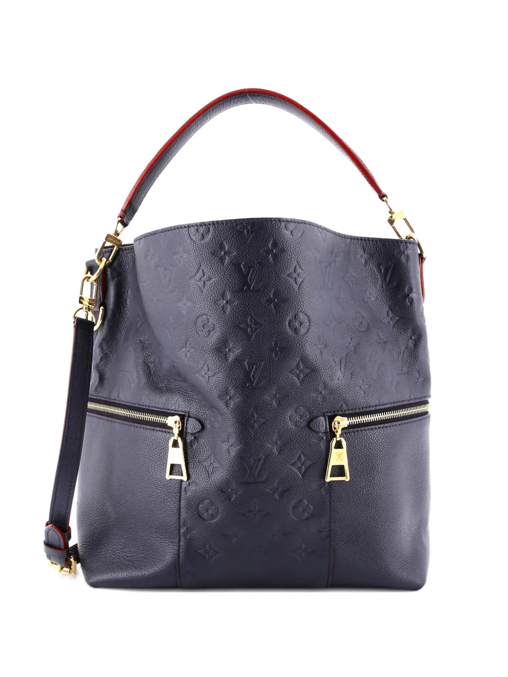 Louis Vuitton Pre-Owned Melie Handbag Monogram Empreinte Leather hobo bag - Blu