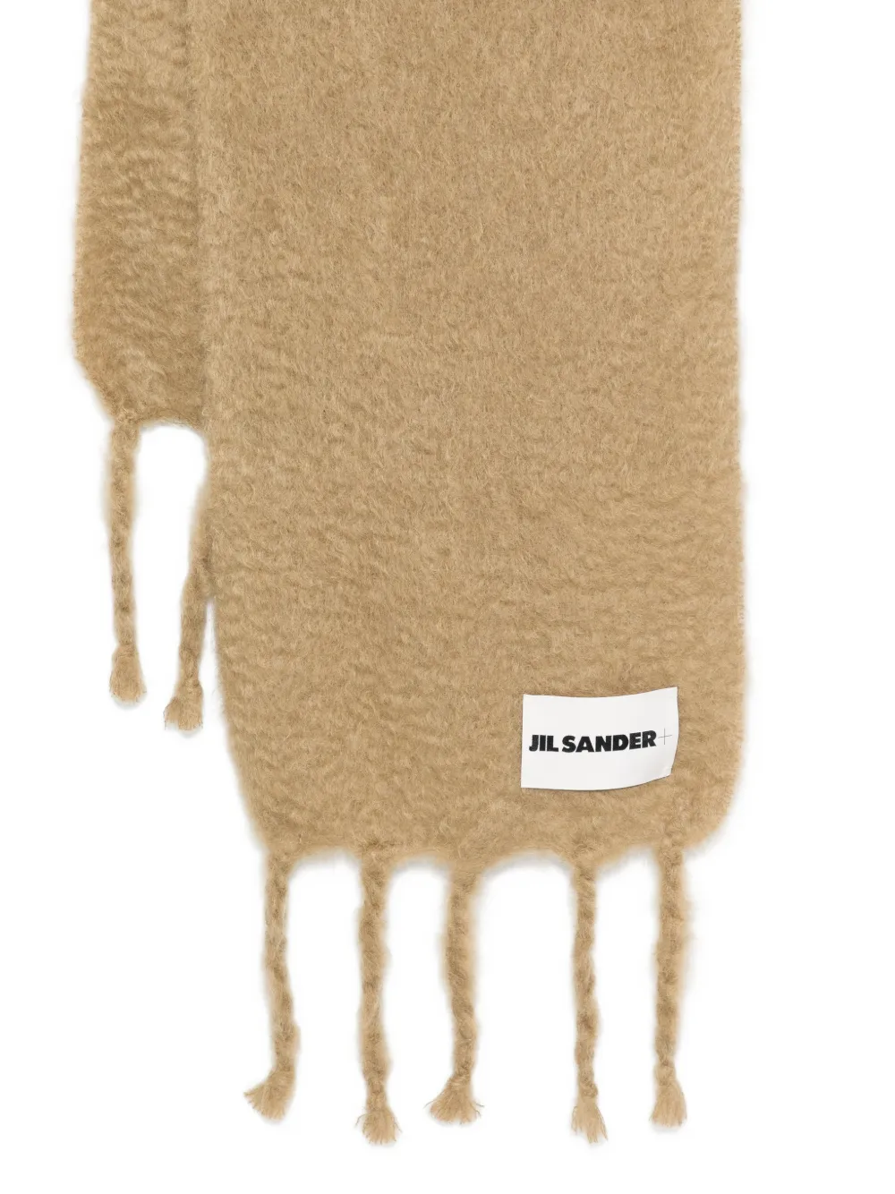  Jil Sander Fringed-edges Scarf - Neutrals 