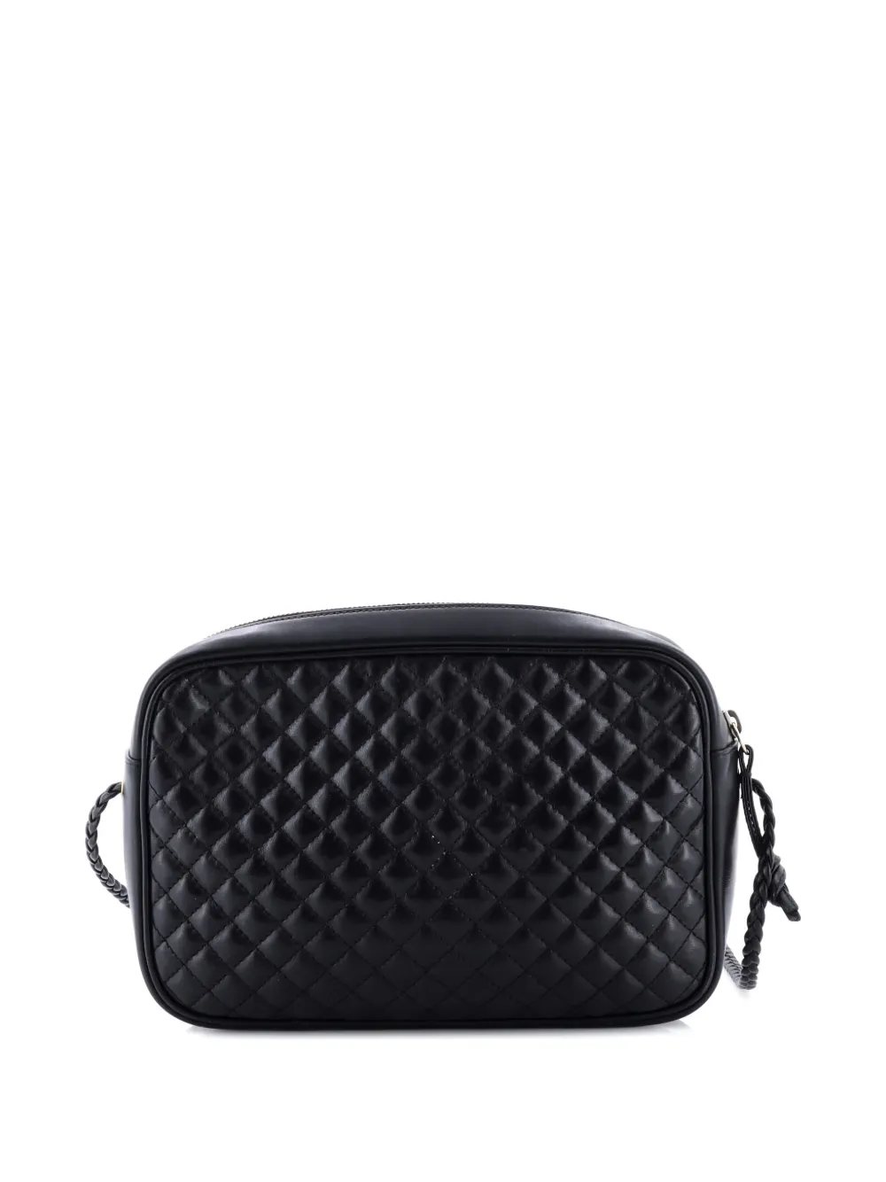 GUCCI Pre-owned Trapuntata Camera Bag Quilted Leather Small Crossbody Bag In Black