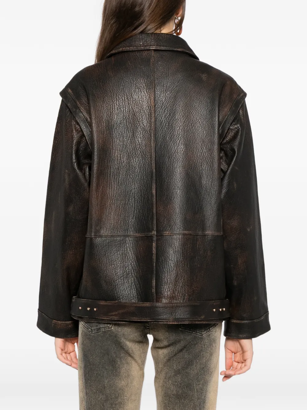 Cynthia Rowley Leren jack Bruin