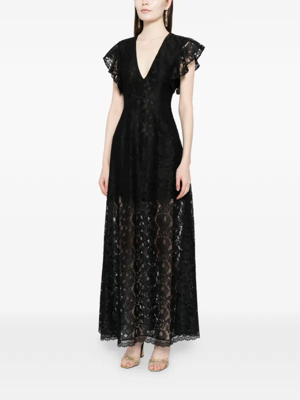 cynthia rowley lace midi dress Cynthia Rowley Daliah Tassel Cotton Midi Dress