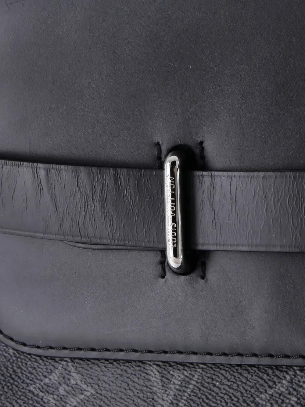 LOUIS VUITTON Pre-owned Steamer Monogram Eclipse Canvas Backpack In Black