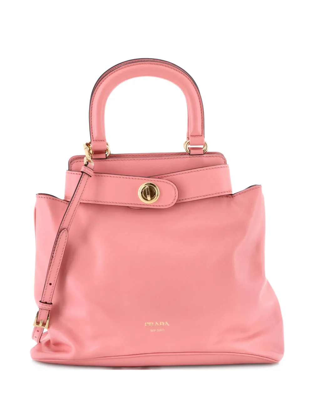 Prada Pre-Owned Carey Leather Medium tote bag - Pink