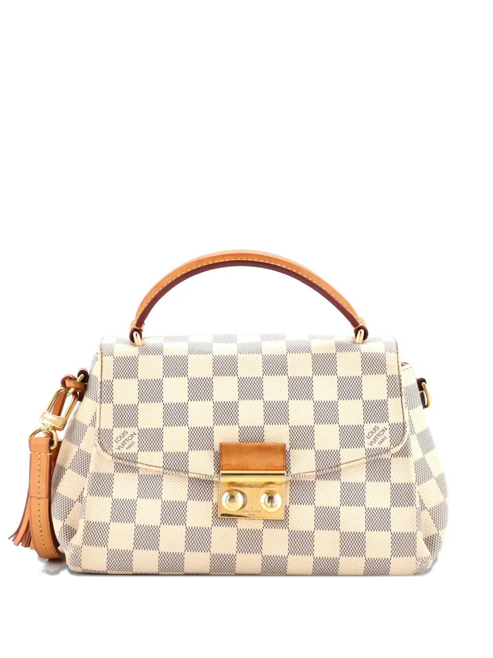 Louis Vuitton Pre-Owned Croisette Handbag Damier crossbody bag - Bianco