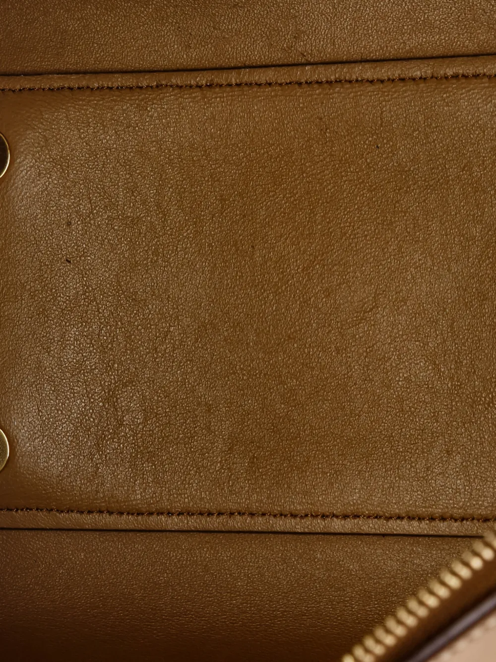 CELINE Pre-owned Belt Bag Calfskin Mini Satchel In Brown