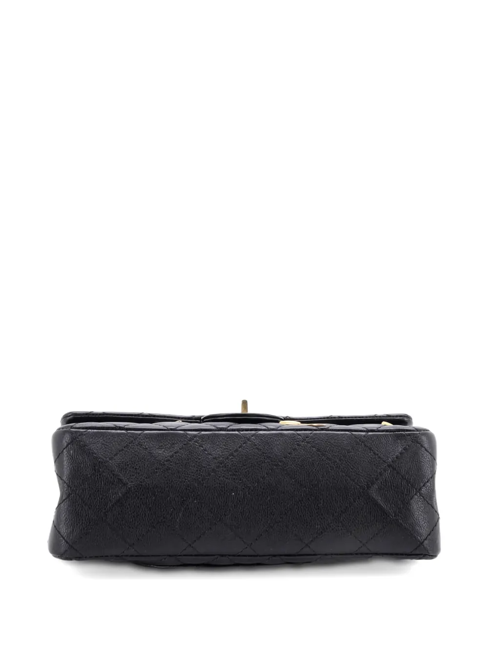 Pre-owned Chanel Brasserie Charms Reissue 2.55 Flap Bag Quilted Calfskin 225 Shoulder Bag In Black