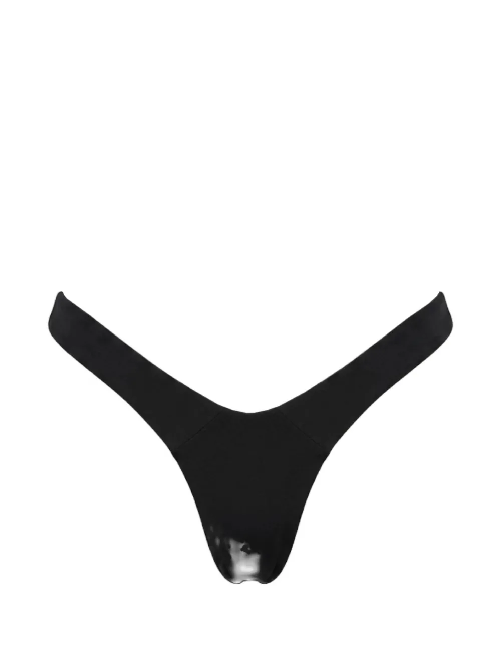 Beach Bunny Aria Logo-plaque Bikini Bottoms In Black
