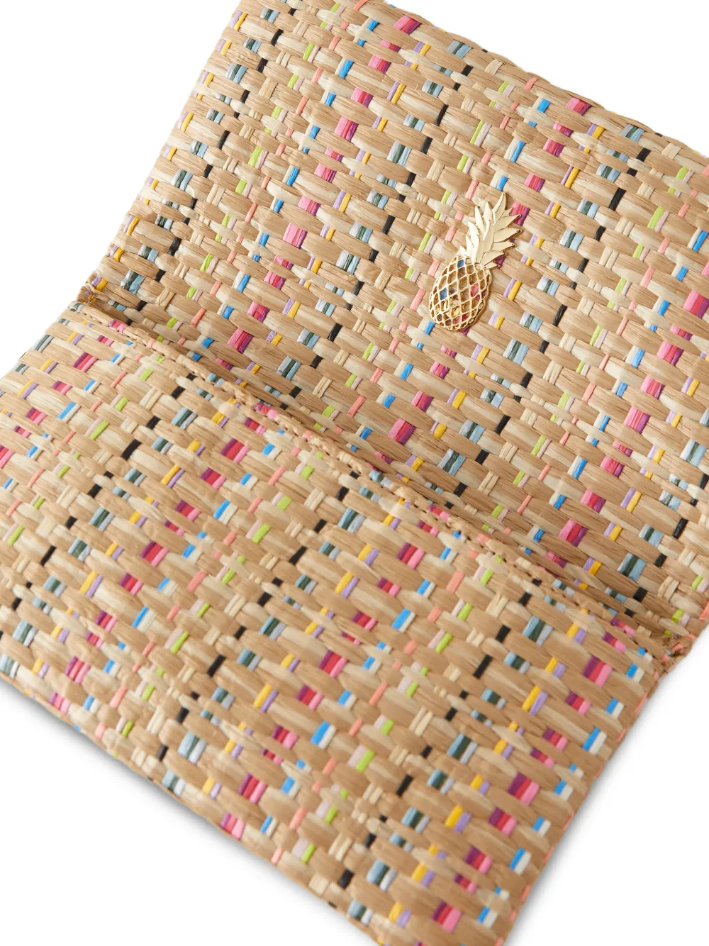 Aquazzura Mustique clutch Beige