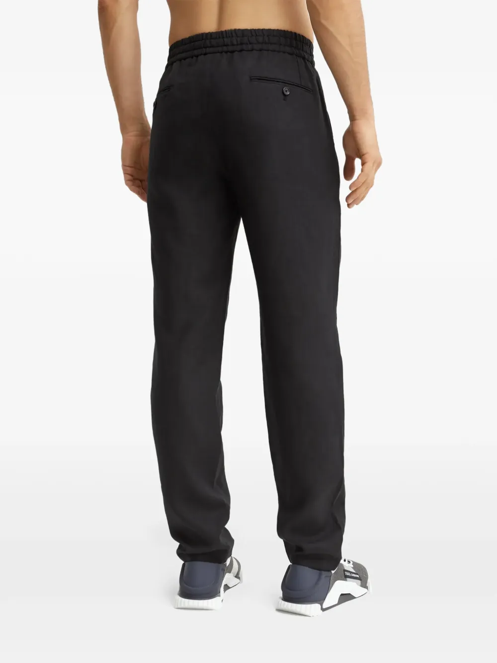 Dolce & Gabbana Broek met trekkoord Zwart