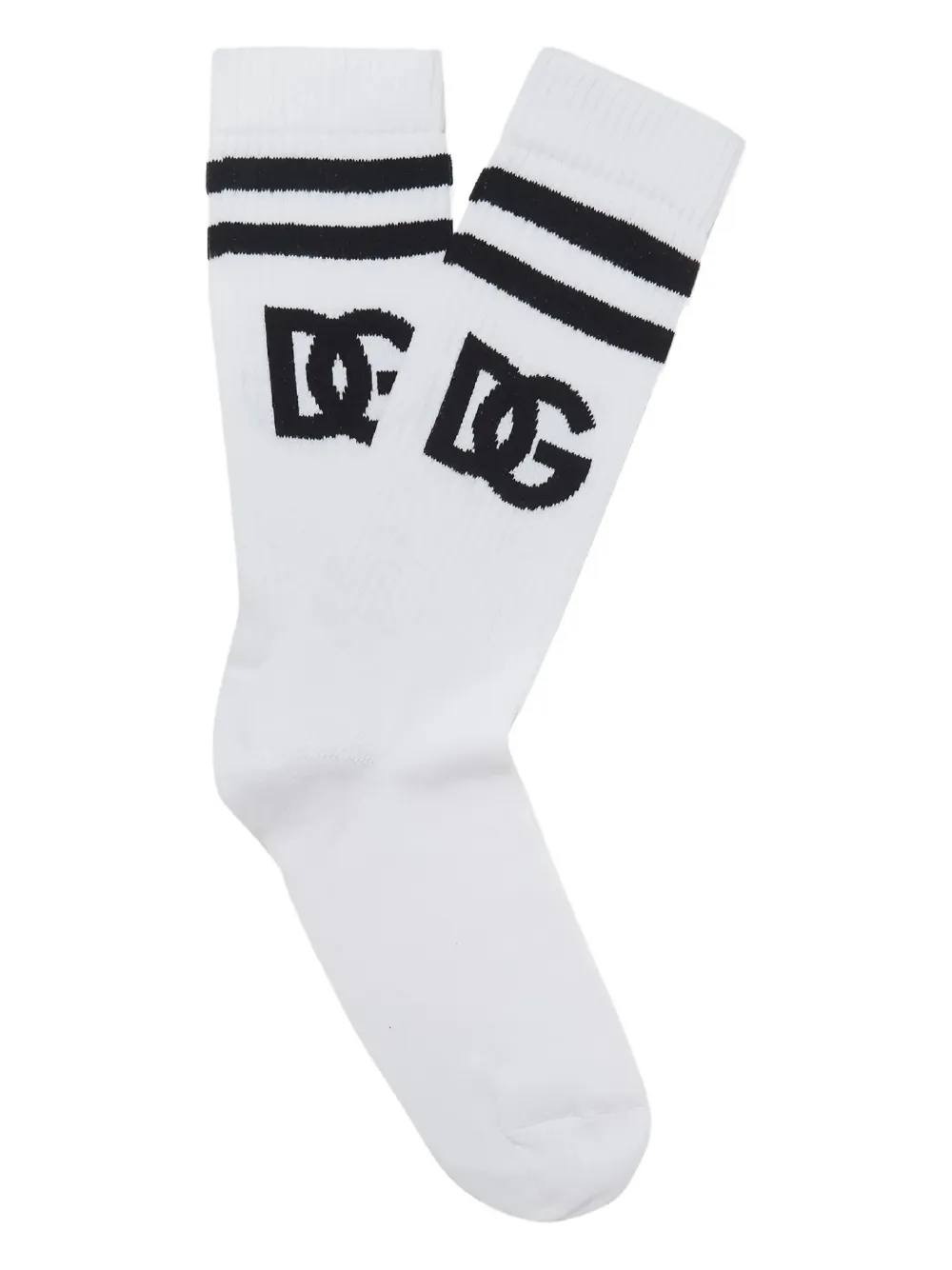 Dolce & Gabbana calcetines de canalé con logo | Image 2