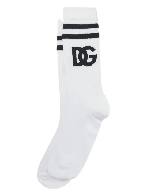 Dolce & Gabbana ribbed logo socks
