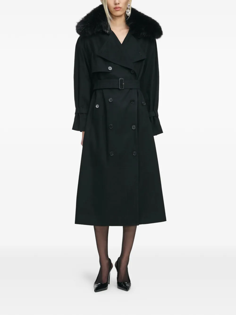 Self-Portrait gabardina con cinturón | Gabardinas e impermeables | Image 2