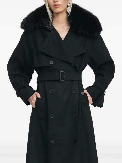 Self-Portrait belted trench coat