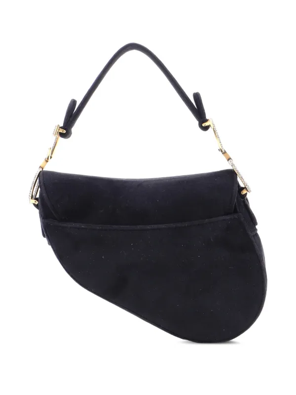 Christian Dior Pre-Owned サドル ハンドバッグ ベルベット ウィズ