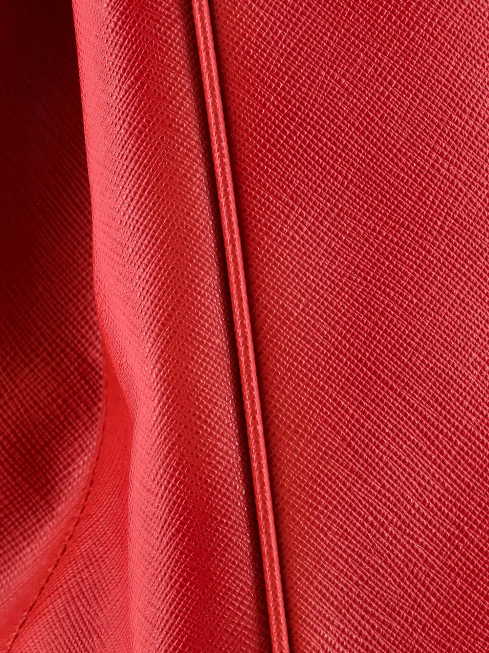 PRADA Pre-owned Lux Open Saffiano Leather Large Tote Bag In Red