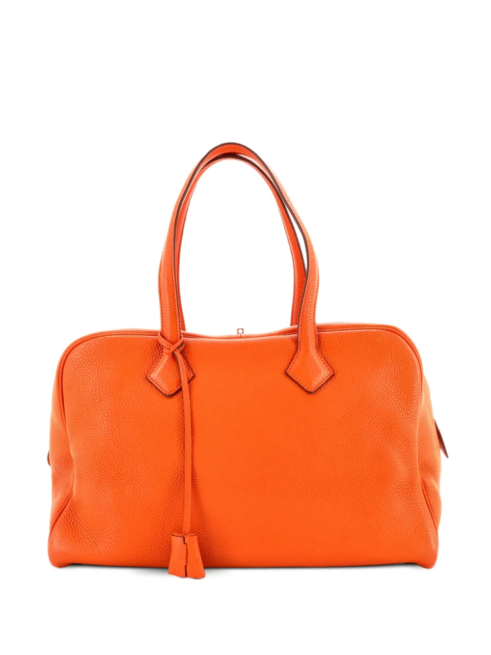 Hermès Pre-Owned Victoria II Bag Clemence 35 satchel - Arancione