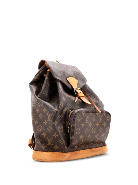Louis Vuitton Pre-Owned mochila Montsouris de lona con monograma GM