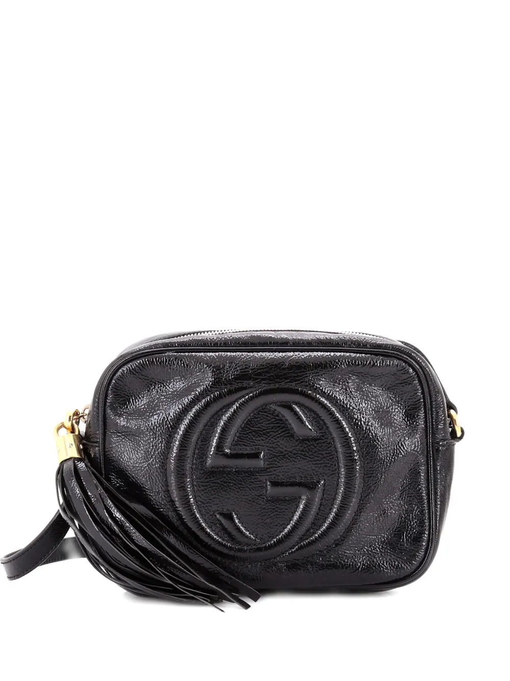 Gucci Pre-Owned Soho Disco Patent Small crossbody bag - Nero