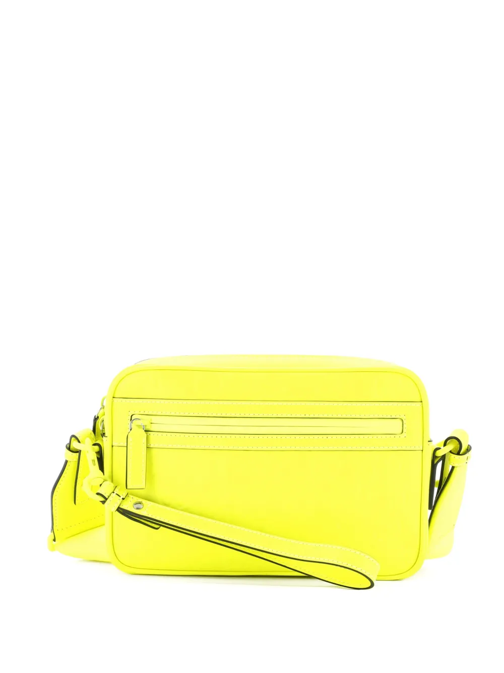 Gucci Pre-Owned Front Zip GG Rubber Effect Leather Small crossbody bag - Green