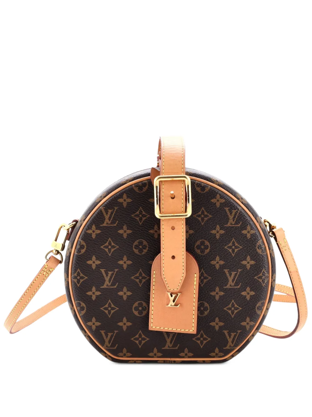 Louis Vuitton Pre-Owned Petite Boite Chapeau Bag Monogram Canvas crossbody bag - Marrone