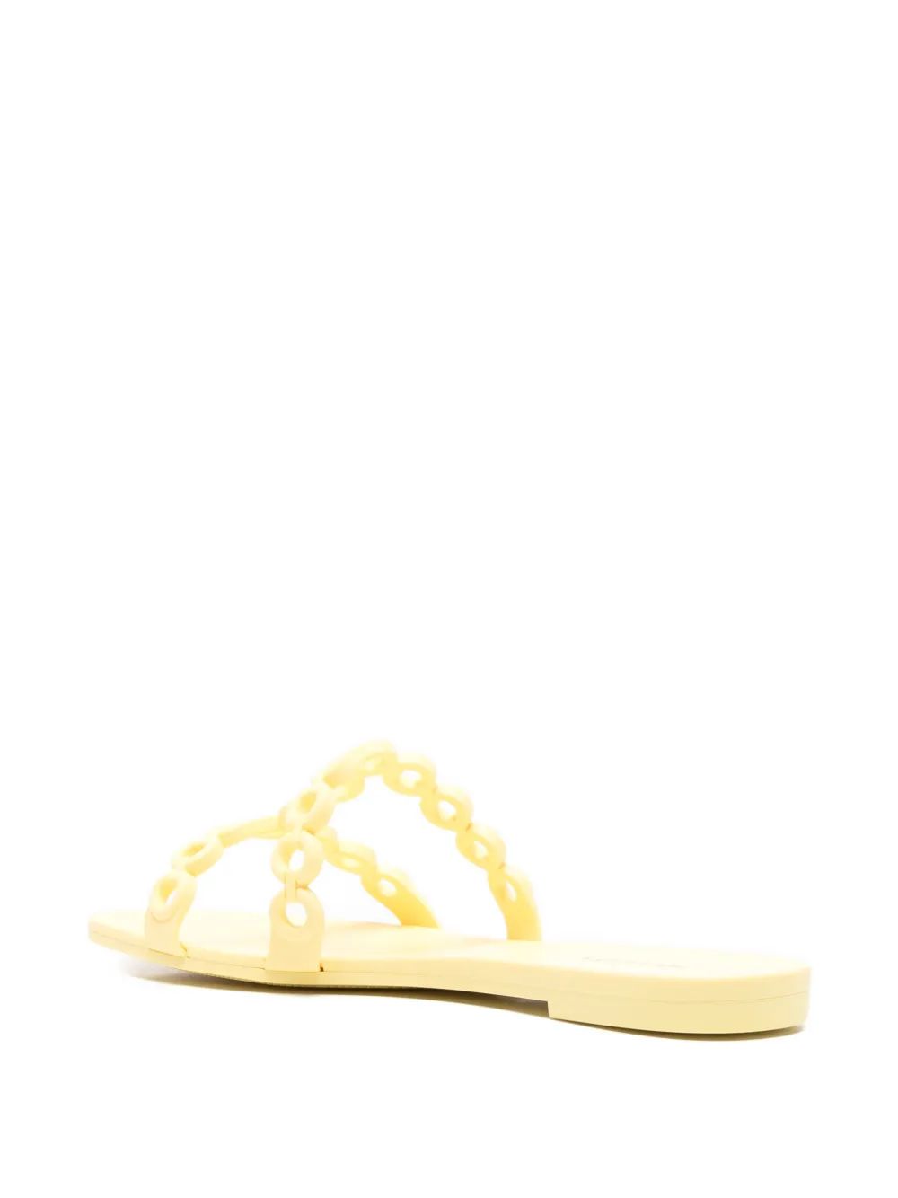 Aquazzura Infinity sandalen met kettingdetail Geel
