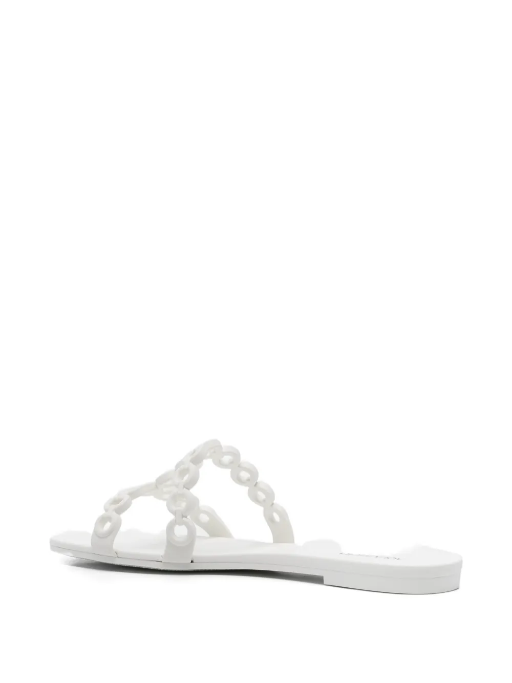 Aquazzura Infinity sandalen met kettingdetail Wit