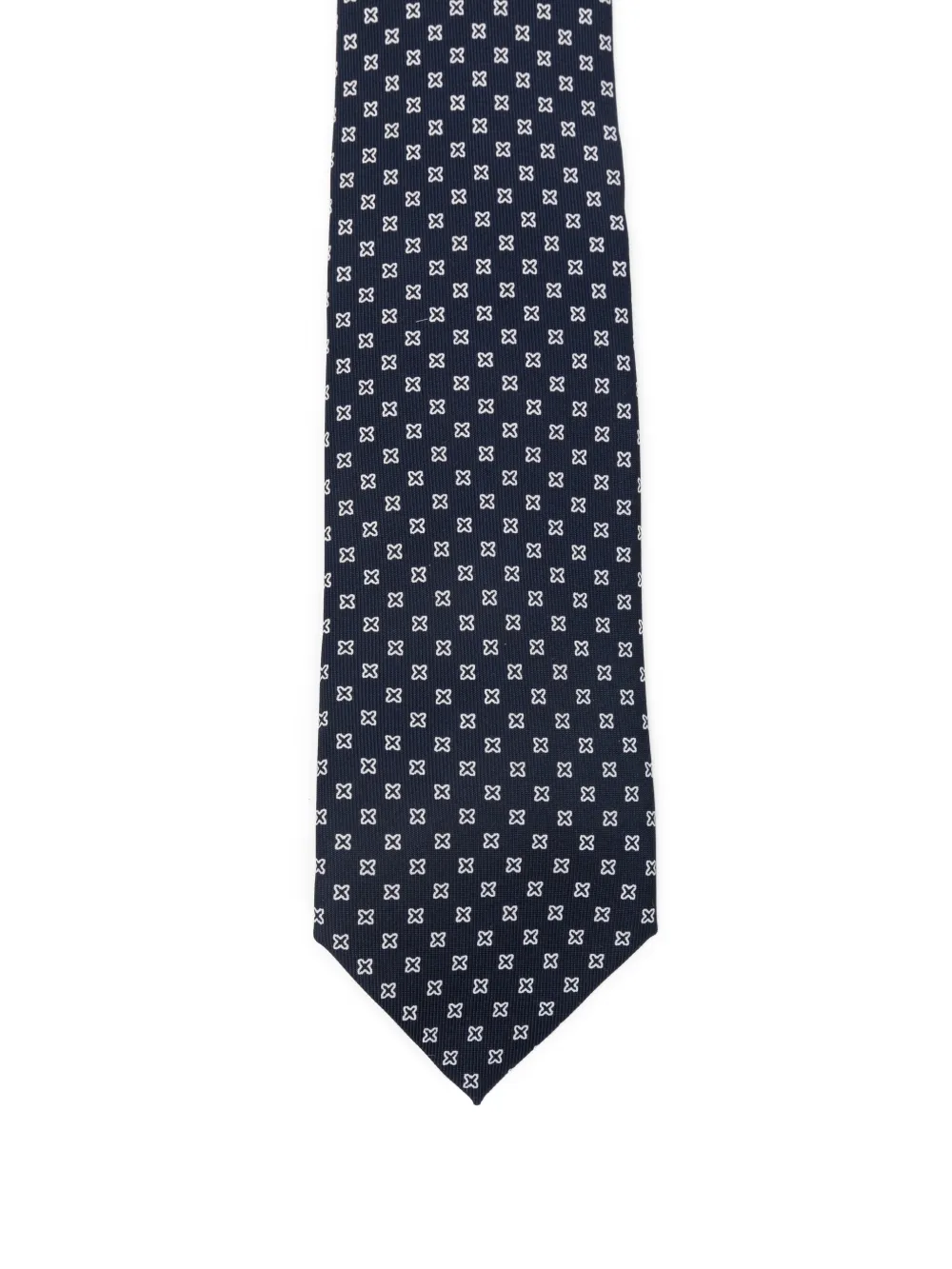  Bigi Milano Patterned Tie - Blue 