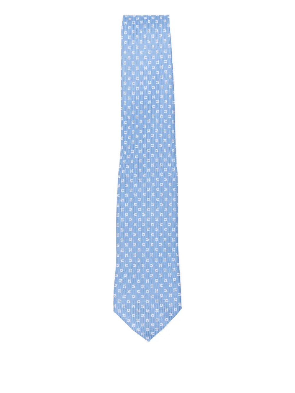 BIGI MILANO patterned silk tie - Blu