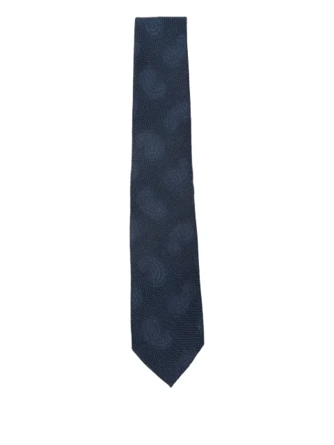 BIGI MILANO paisley silk tie