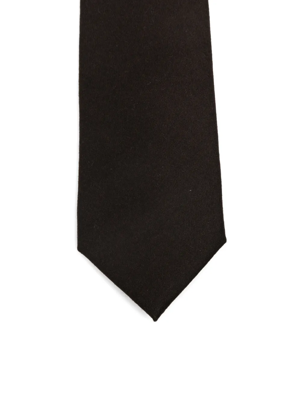  Bigi Milano Wool Tie - Brown 
