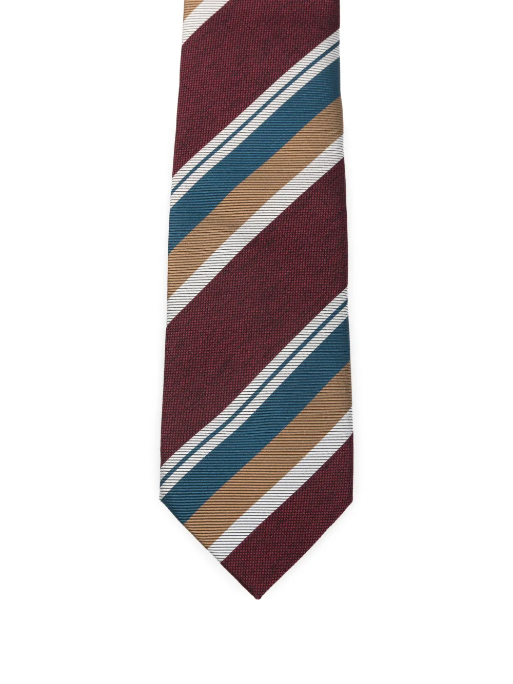  Bigi Milano Striped-pattern Tie - Red 