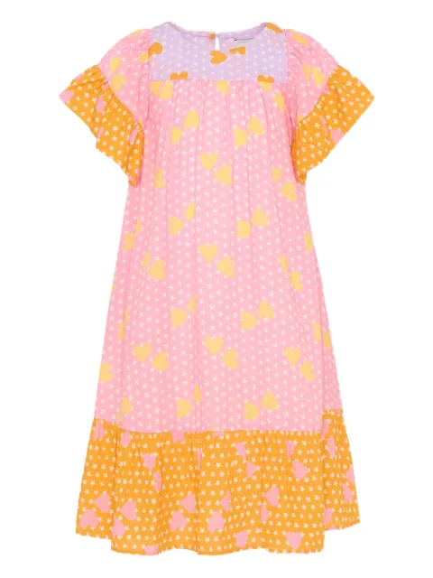 Stella McCartney Kids vestido con corazones estampados