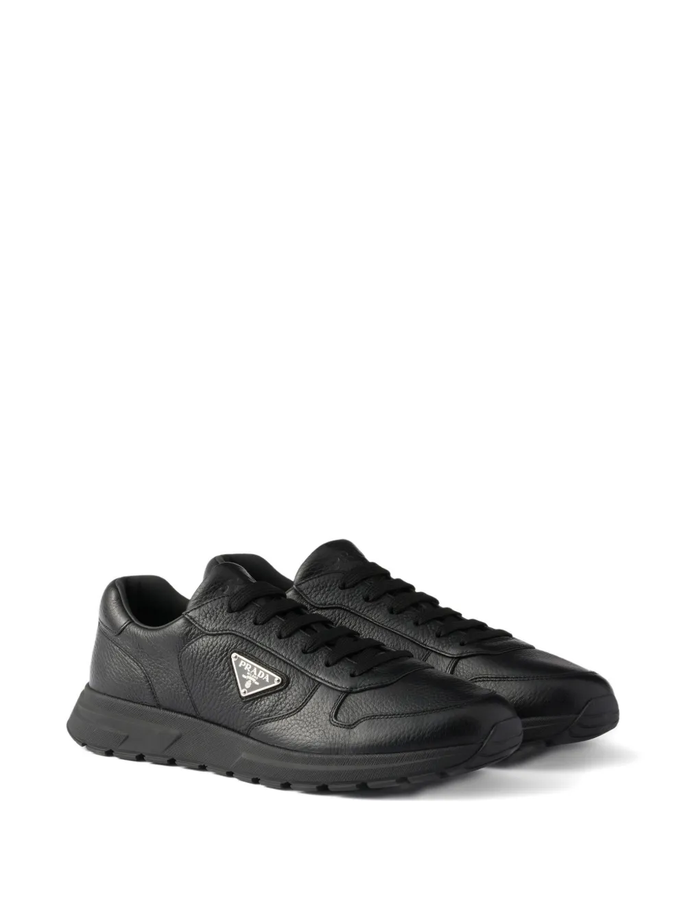 Prada Prax 2.0 sneakers met logo Zwart