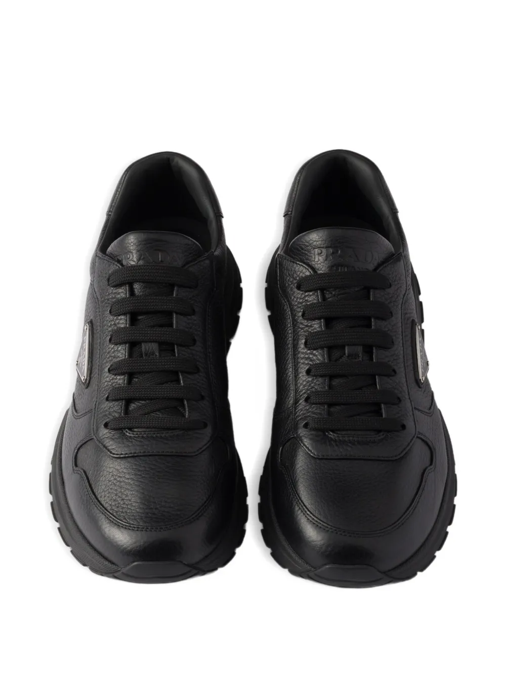 Prada Prax 2.0 sneakers met logo Zwart