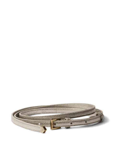 Prada buckle leather belt