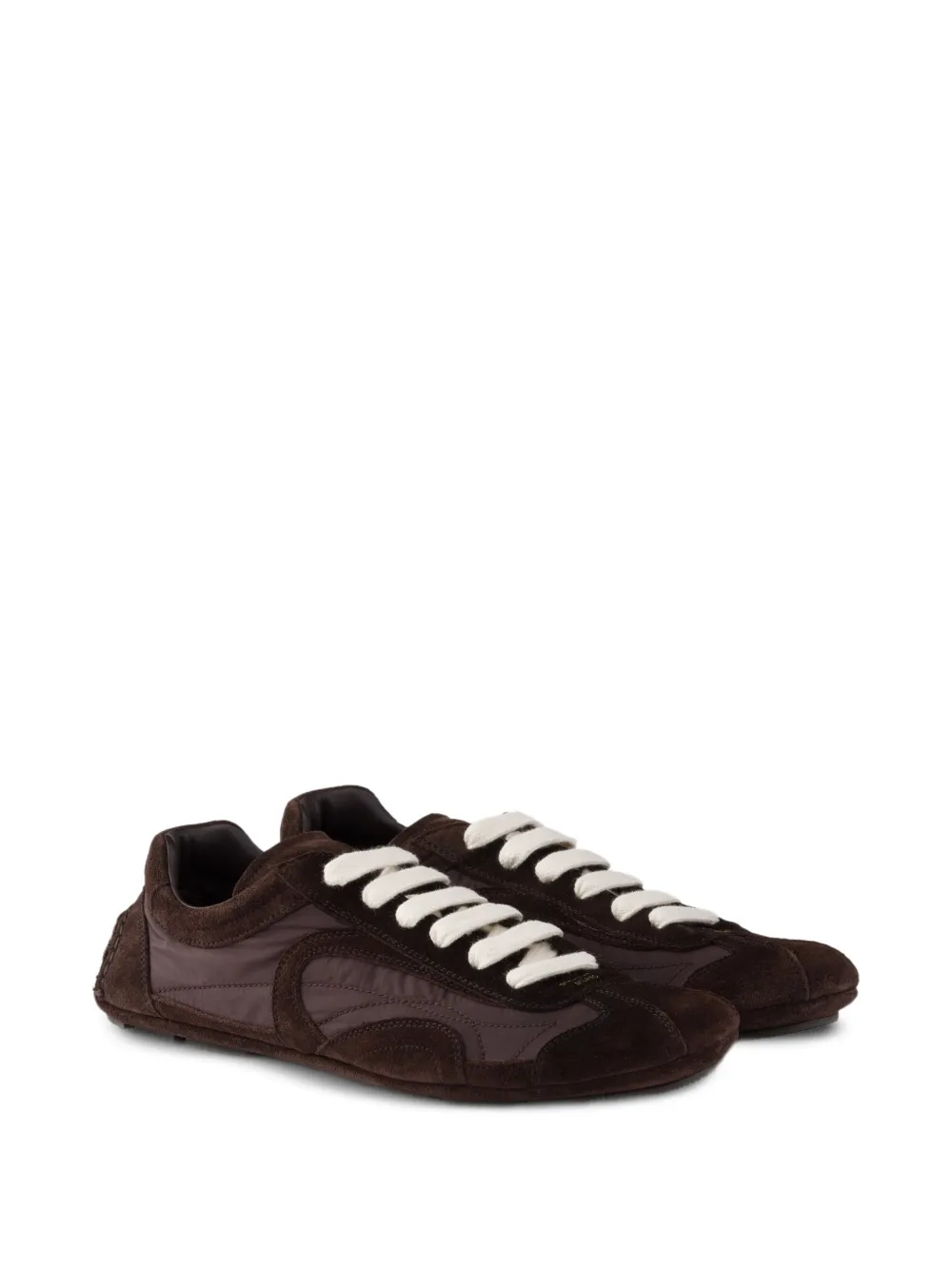 Prada round-toe lace-up sneakers | Low-Tops | Image 2