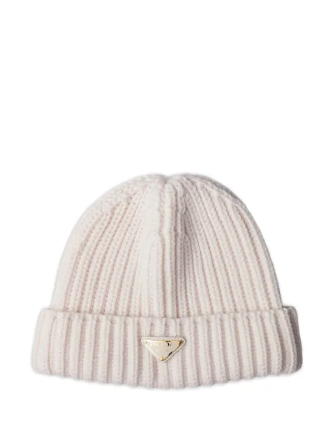 Prada Beanie mit Triangel-Logo