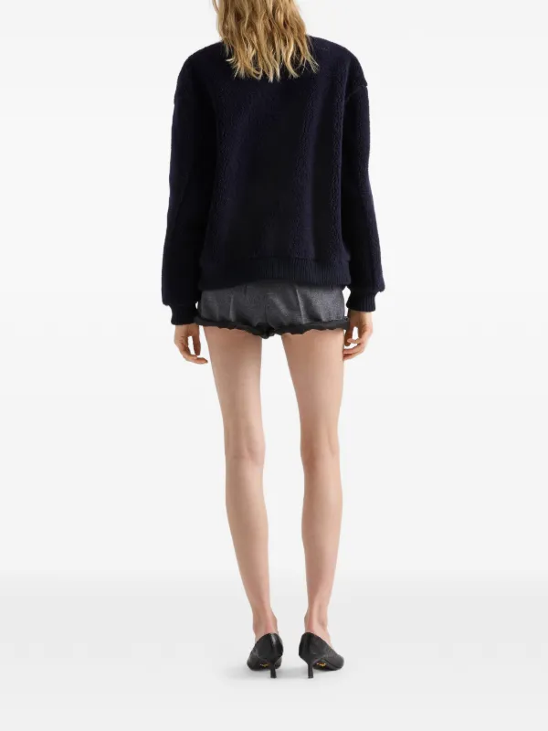 Prada フリース ジャケット | ブルー | FARFETCH JP