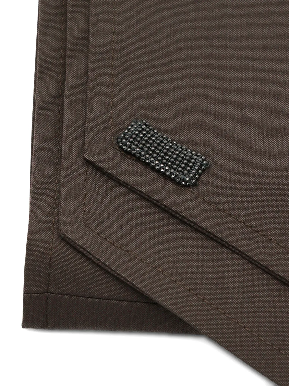 Brunello Cucinelli embellishment scarf - Bruin