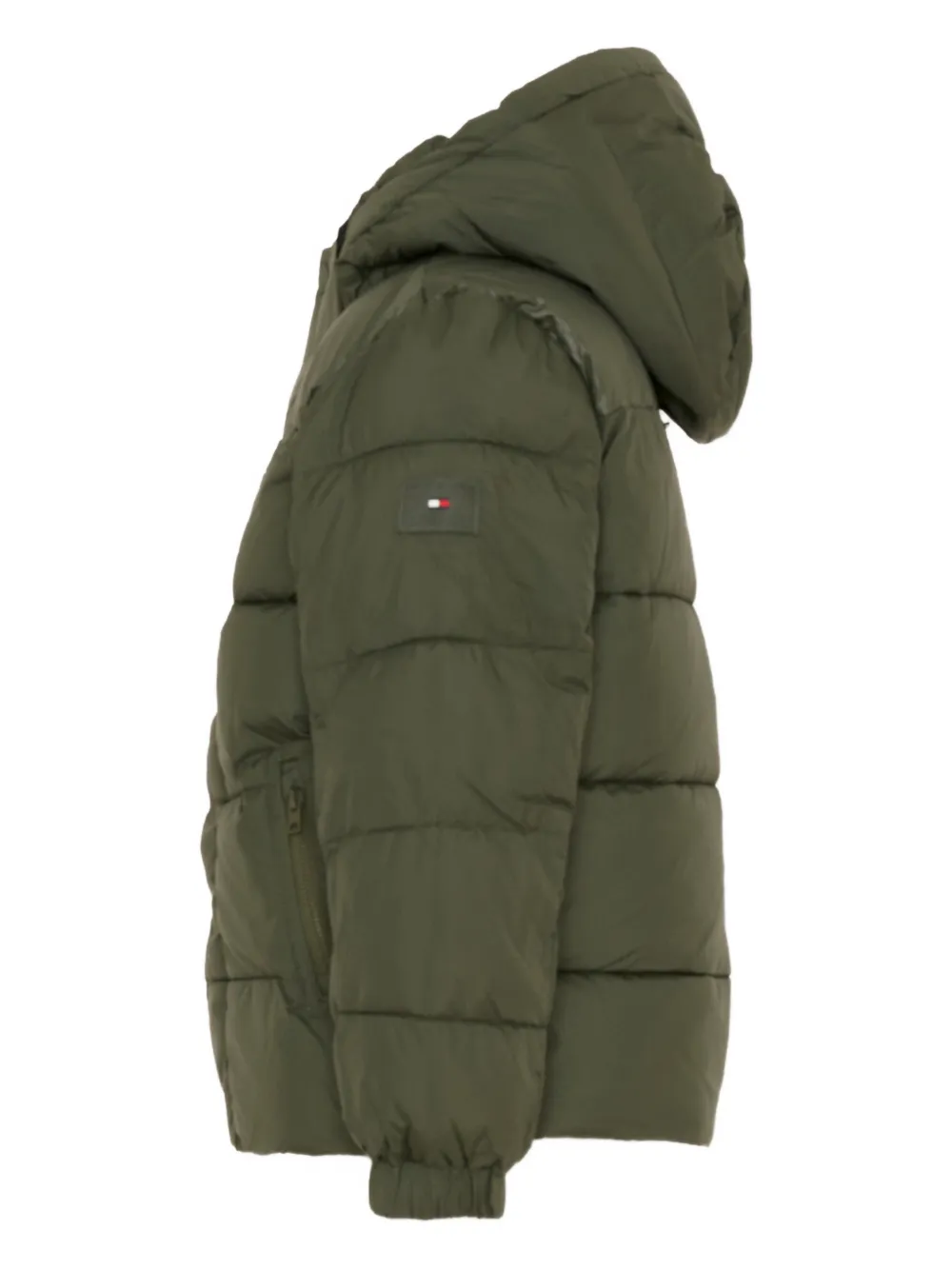 Tommy Hilfiger Junior Jack met capuchon Groen