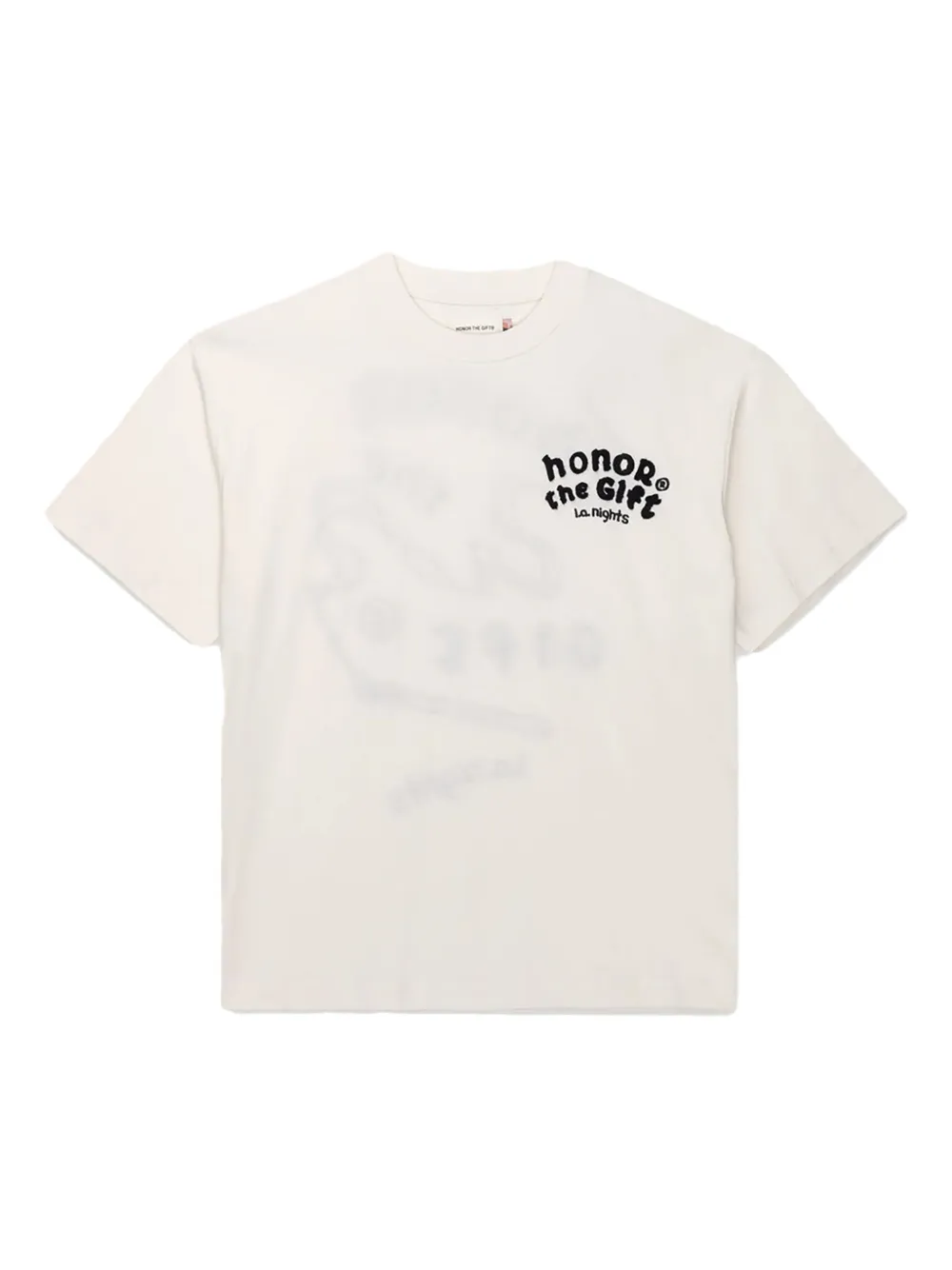 Honor The Gift LA Nights ptinted T-shirt - Toni neutri