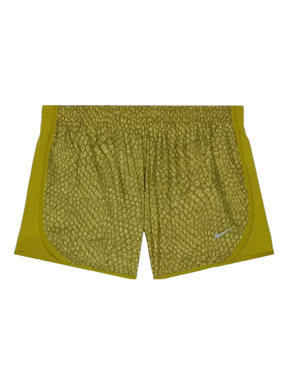 Nike Kids printed logo-detail shorts - Verde