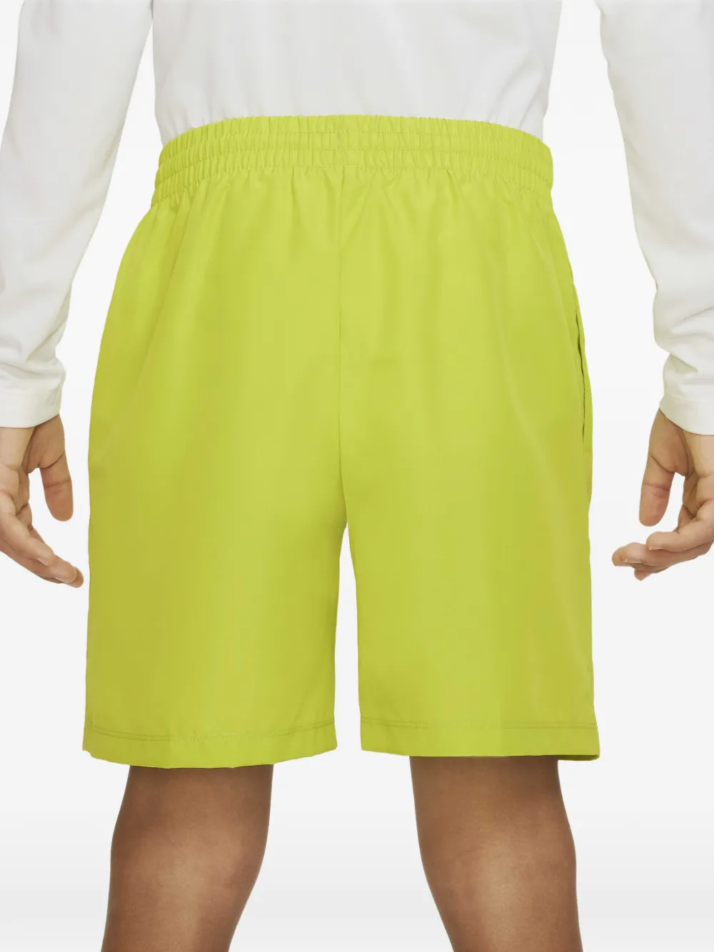  Nike Kids Dri‑fit Multi Logo Shorts - Green 