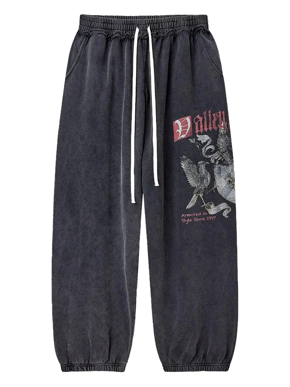 Vale graphic track pants | Black | Image 1
