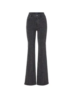 Jean Paul Gaultier チェック フレアパンツ | ブルー | FARFETCH JP